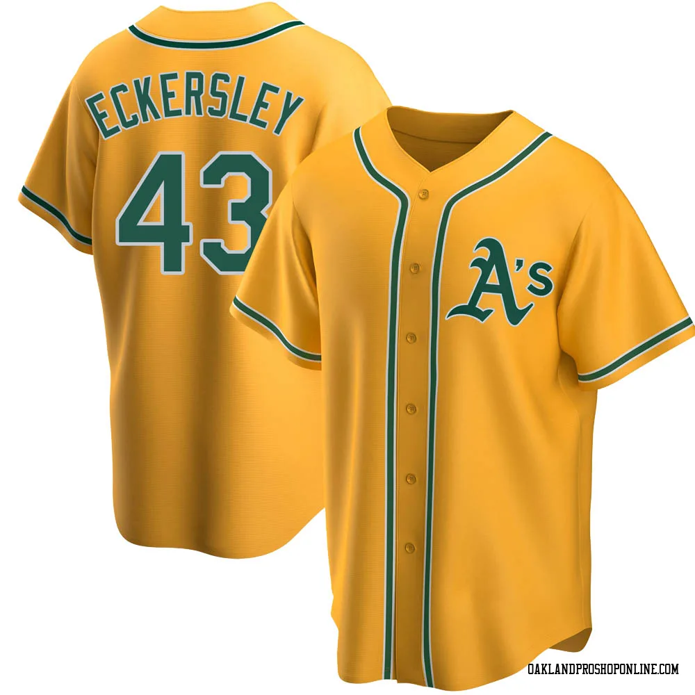 Oakland athletics sales gold jersey